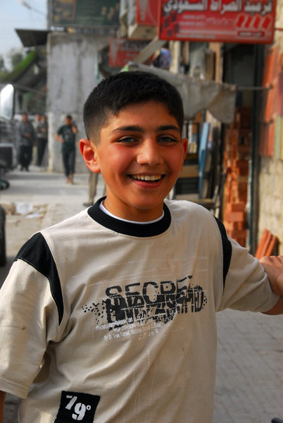 Friendly boy in Aleppo, Bab Antakiya Street