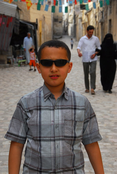 Boy in the Al Jalloum district, Aleppo Old Town