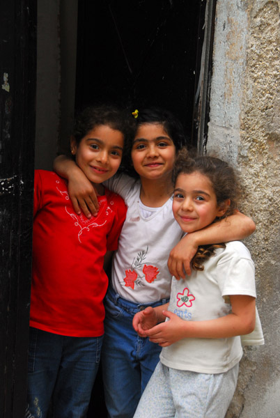 Girls in Old Town Aleppo