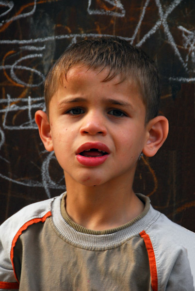 Blond boy, Aleppo, Syria