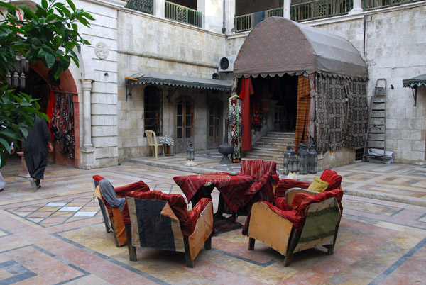 Courtyard of a Khan (caravanserai) Aleppo