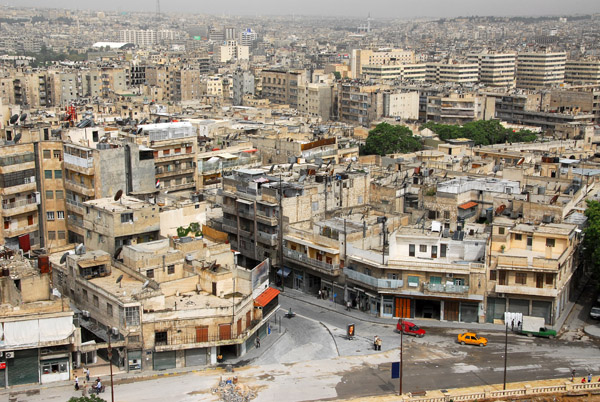 View Northwest from the Citadel of Aleppo