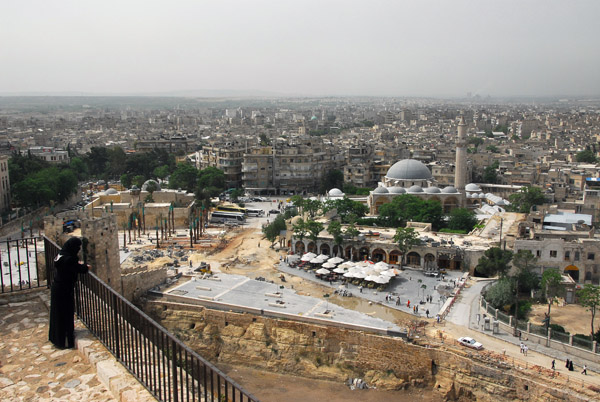 View south from the Citadel of Aleppo