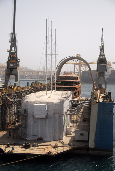 Dry dock at Jebel Ali