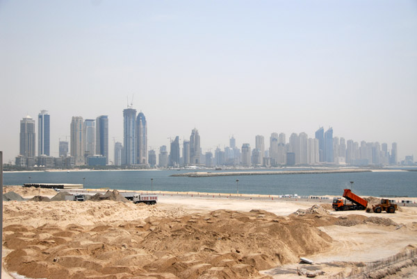 View of Dubai Marina from Palm Jumeriah