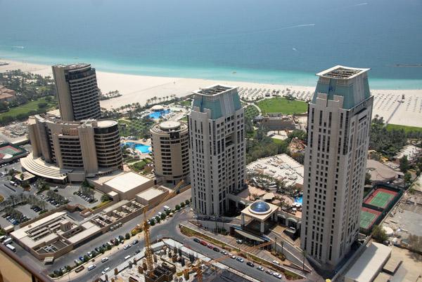 View from the Grosvenor House, Dubai Marina