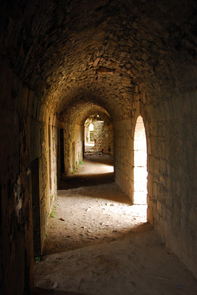 Upper passageway, southeast wall