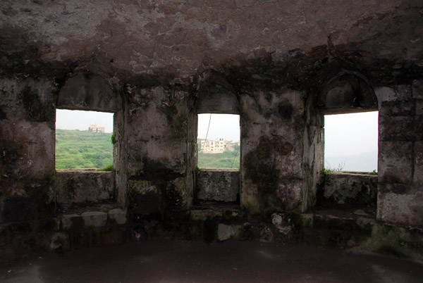 Surprisingly large windows in one of the outer towers, Krak des Chevaliers
