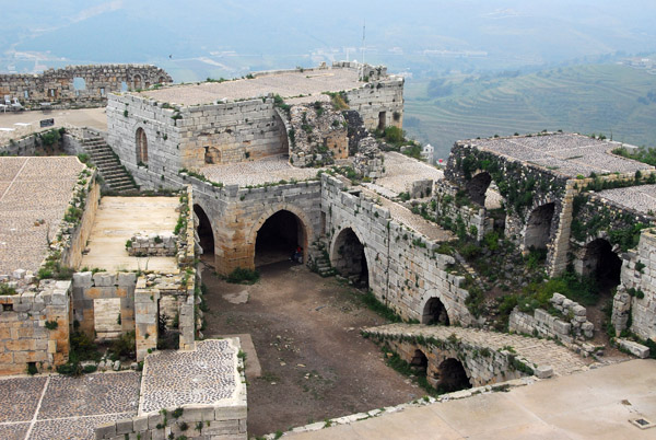 Viewof the Upper Court from the Keep, Krak des Chevaliers