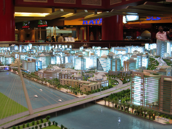 Architectural model of Palm Deira Phase I, Ibn Battuta Mall
