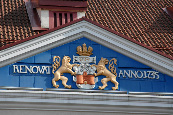 1554 building renovated 1735, Riga