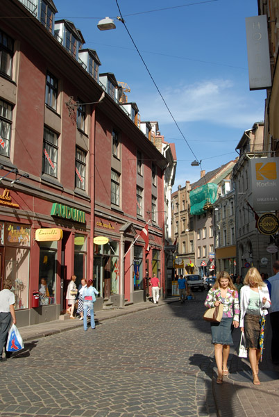 Commercial street, Old Town Riga
