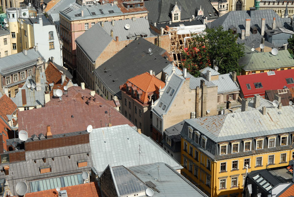 Rooftops of the old city of Riga