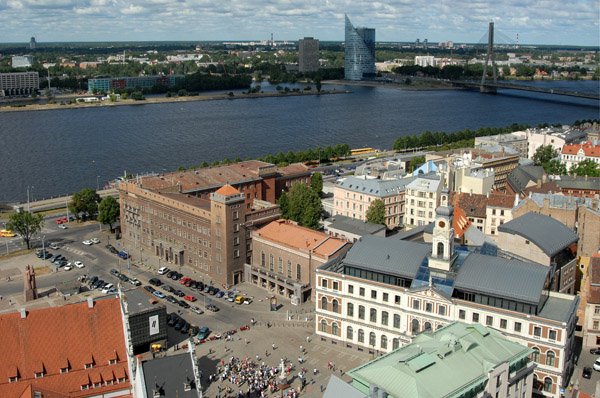 City Hall, Ratslaukums and Daugava River, Riga