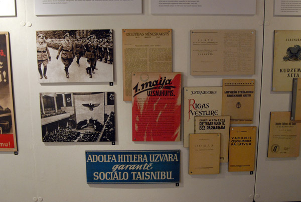 Material from the German occupation of Latvia