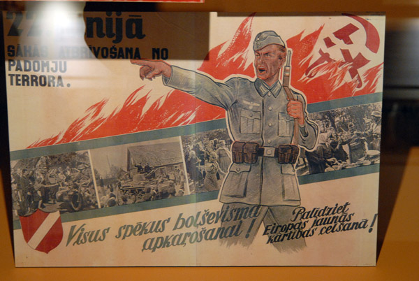 German propoganda poster against the Soviets