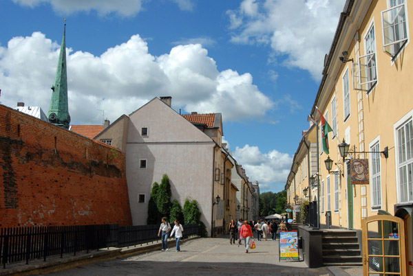 Old fortifications and Jacob's Barracks, Riga