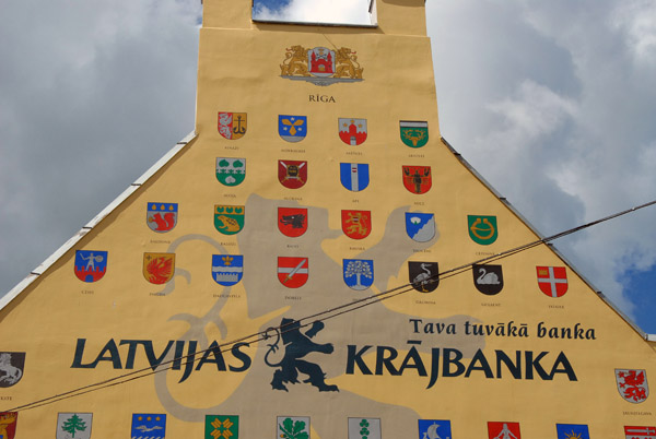 The coats-of-arms of the towns and cities of Latvia