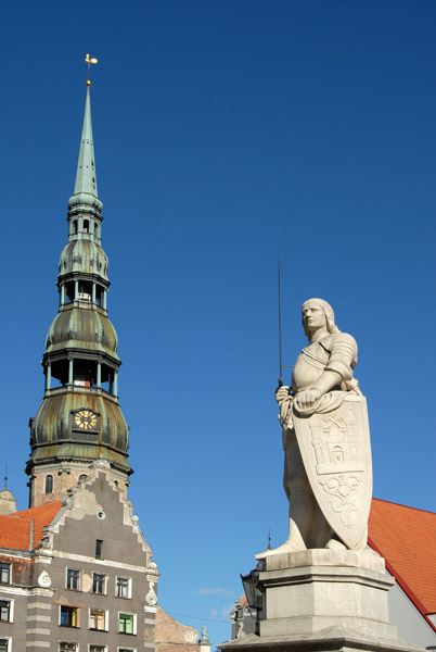 St. Peter's Church and Roland, Riga