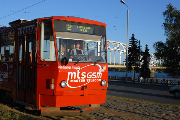 Streetcar (tram) Riga, Latvia