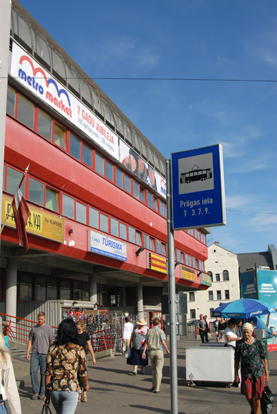 Near Riga bus station