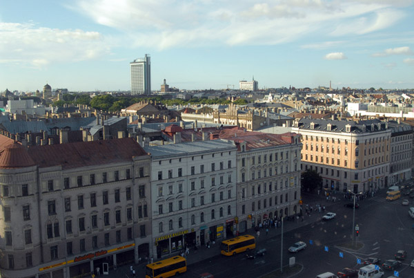 View from Riga Station tower