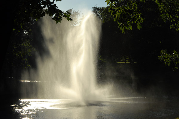 Fountain in the old moat, Riga