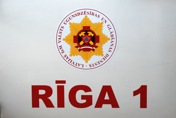Riga, Latvia, fire engine
