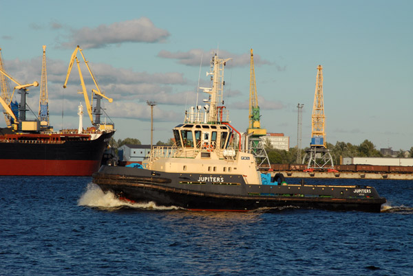 Port of Riga tug Jupiters, Latvia