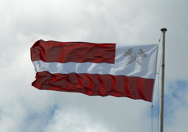 Latvian Customs Flag, Riga