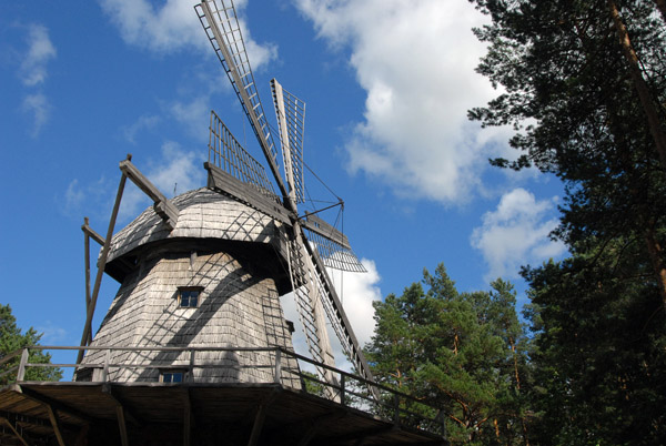 1890 Dutch-style windmill, Latvian Open-air Ethnographic Museum