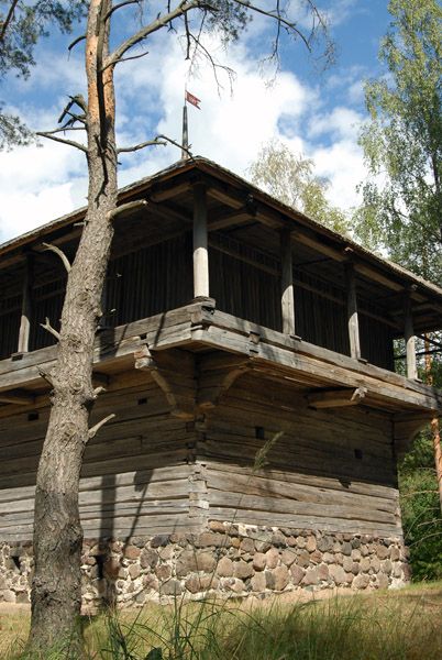 Storehouse built in 1757, estate of Zvirgzdene, district of Ludza