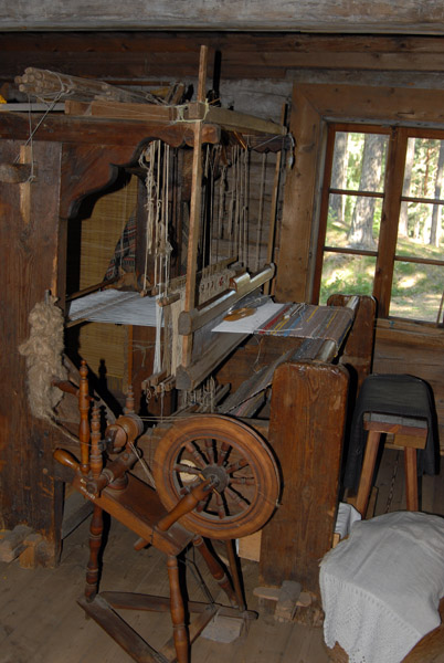 Weaving Loom and Spinning Wheel
