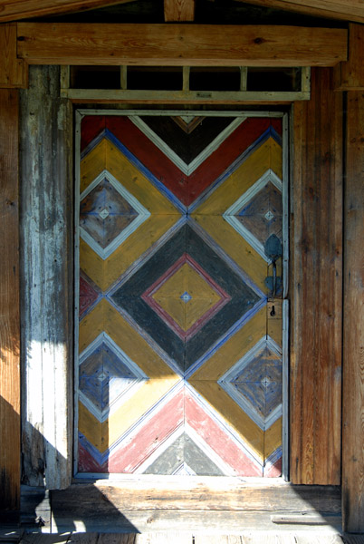 Colorful door from the fishing village