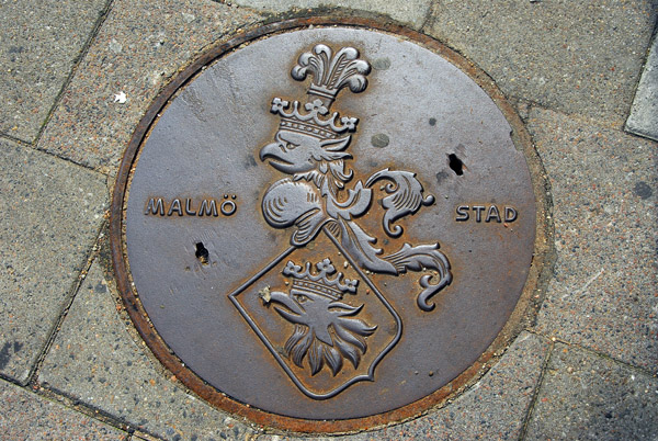 Manhole cover, Malmö Stad