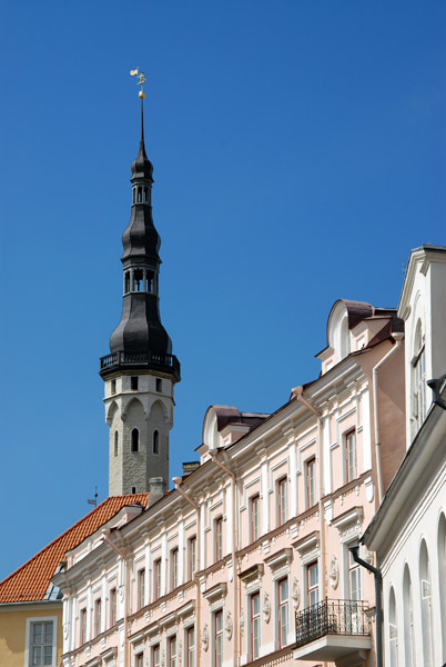 Tower of Tallinn's Old City Hall