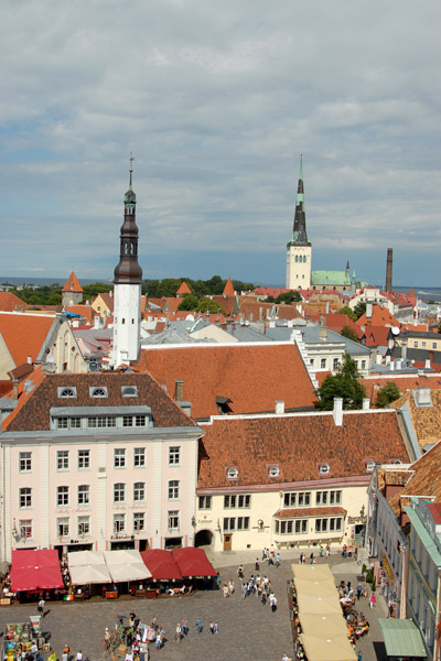 Raekoja Plats from Town Hall Tower, Tallinn