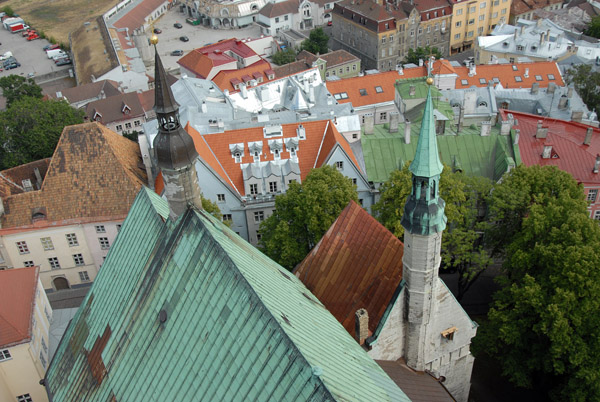 Roof of St. Olaf's Church, Tallinn