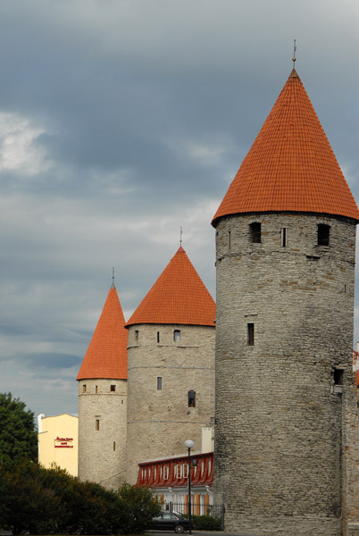 Tallinn City Wall - 3 towers - Plate, Eppingi, Grusbeketagune