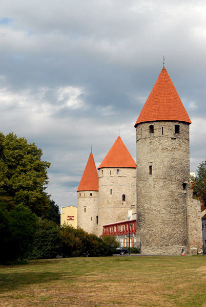 Tallinn City Wall - 3 towers - Plate, Eppingi, Grusbeketagune