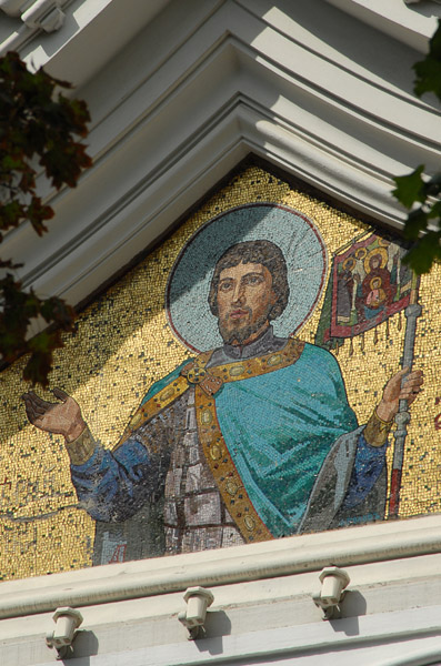 Mosaic of Alexander Nevsky, by A. Frolov