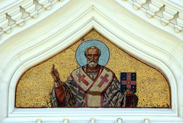 Mosaic of St. Nicolai Miracle Creator Tallinn