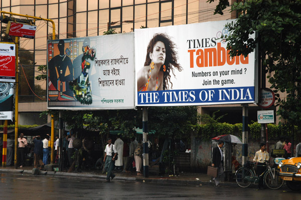 Times of India billboard, Calcutta