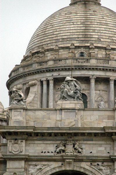 Dome, Victoria Memorial, Calcutta
