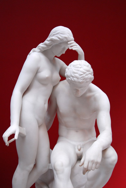 Adam and Eve after the Fall, J. A. Jerichau 1849