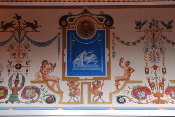 Vaulted ceiling paintings, Ny Carlsberg Glyptotek