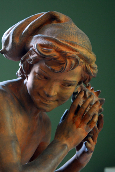The Boy with the Conch Shell, Jean-Baptiste Carpeaux 1863
