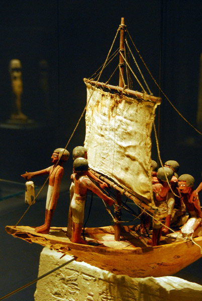 Boat from the tomb of Wadjet-hotep at Sedment ca 2150-2050 BC