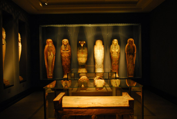 Mummy chamber, Ny Carlsberg Glyptotek room 2b, Copenhagen