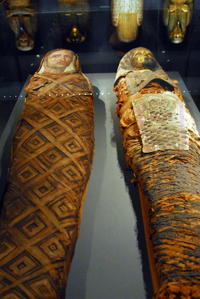 A pair of mummies from the Ptolemaic era
